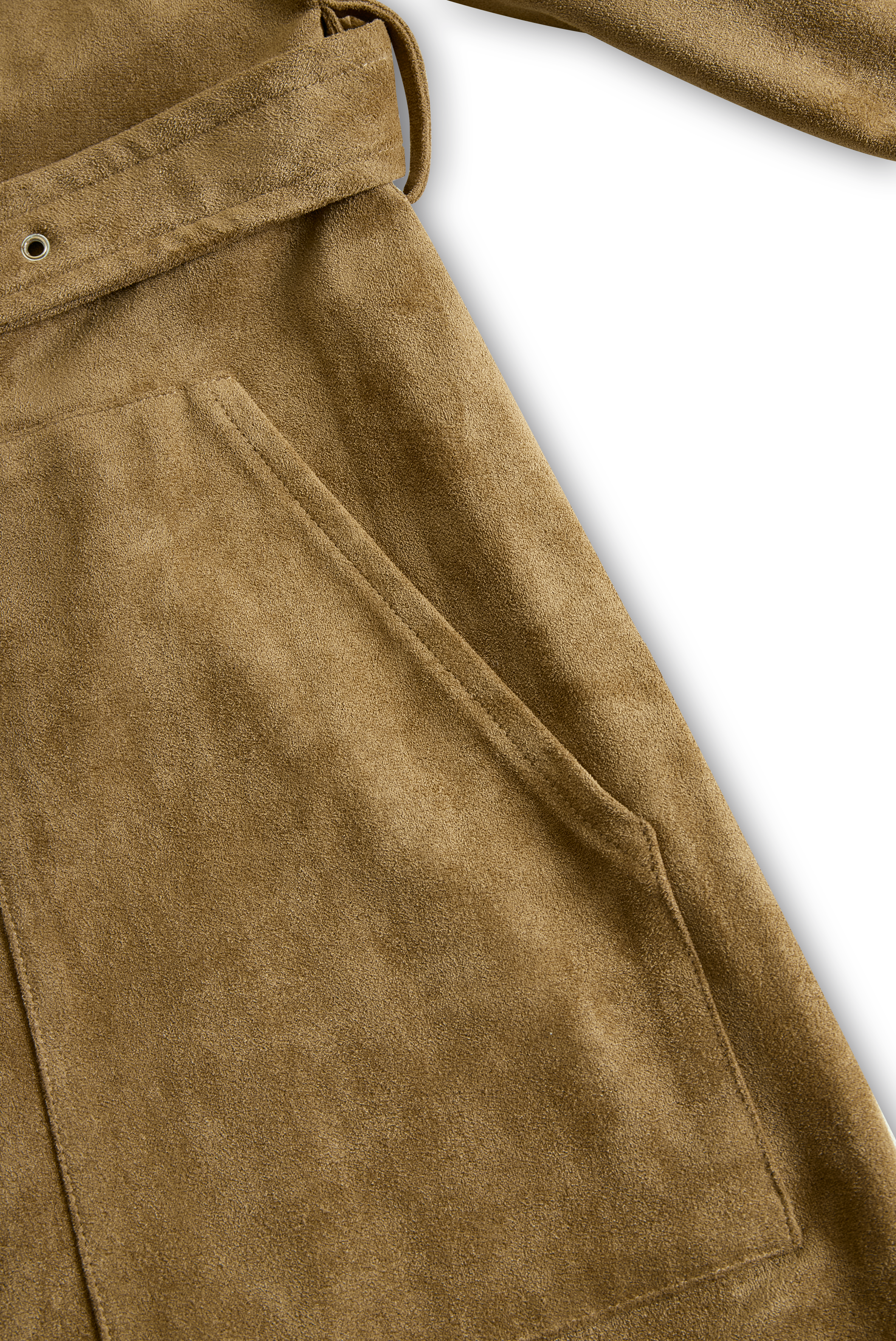 Fayana – robe midi suédine col à revers boutons simple boutonnage manches longues femme