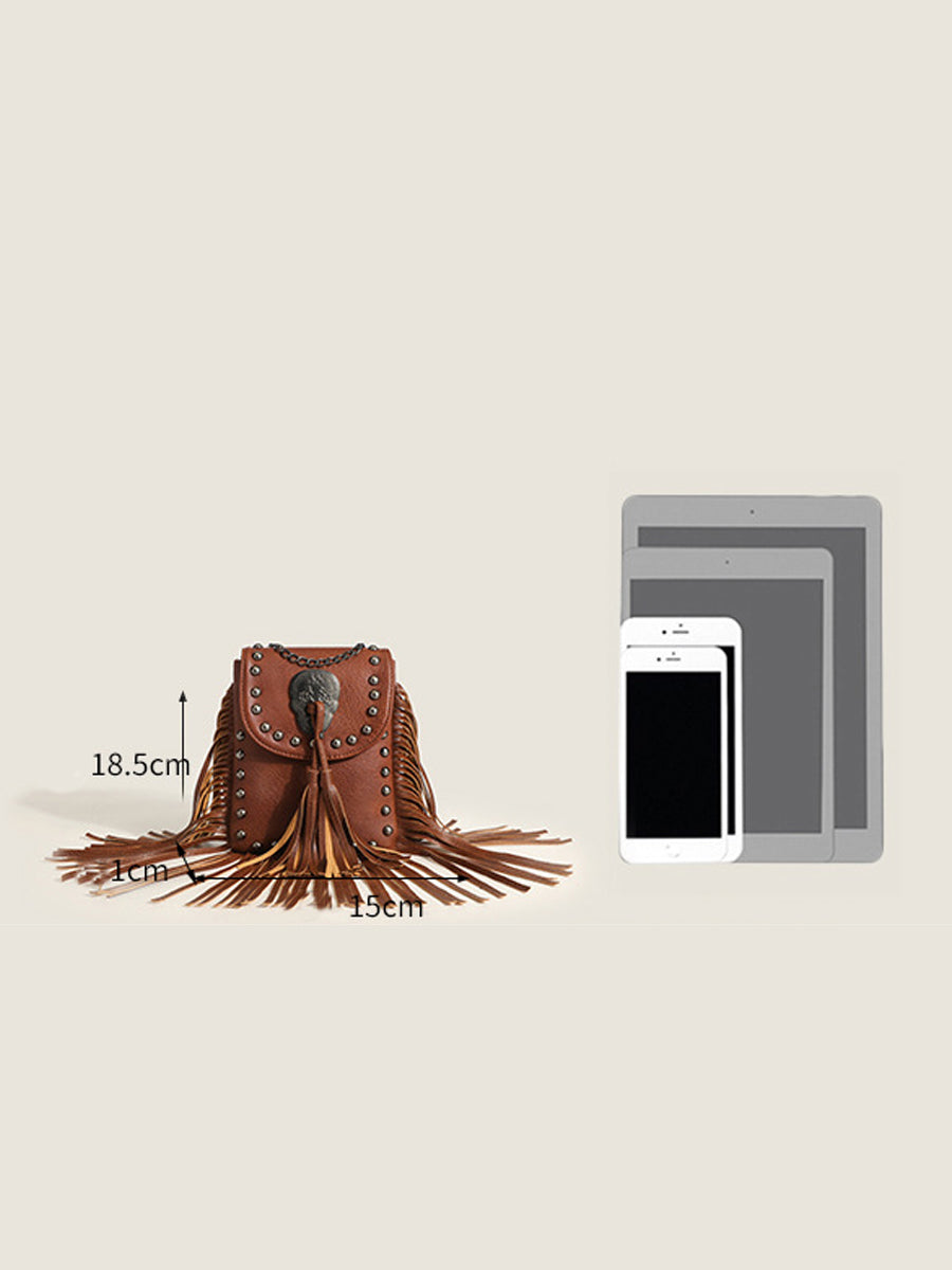 Sally– sac a franges femme style western, cowboy bag boheme tendance