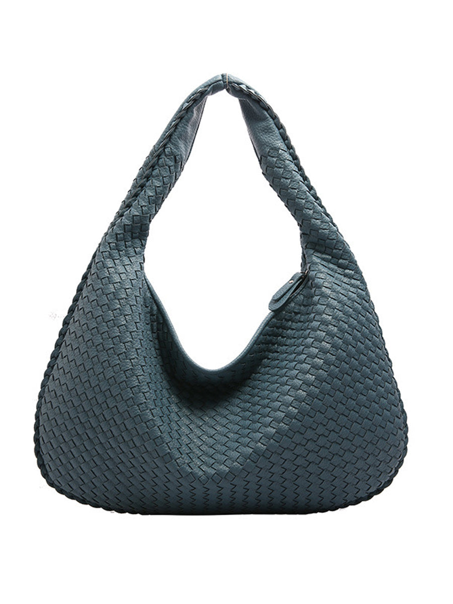 Indila – sac cuir tresse femme, handbag en cuir veritable style chic