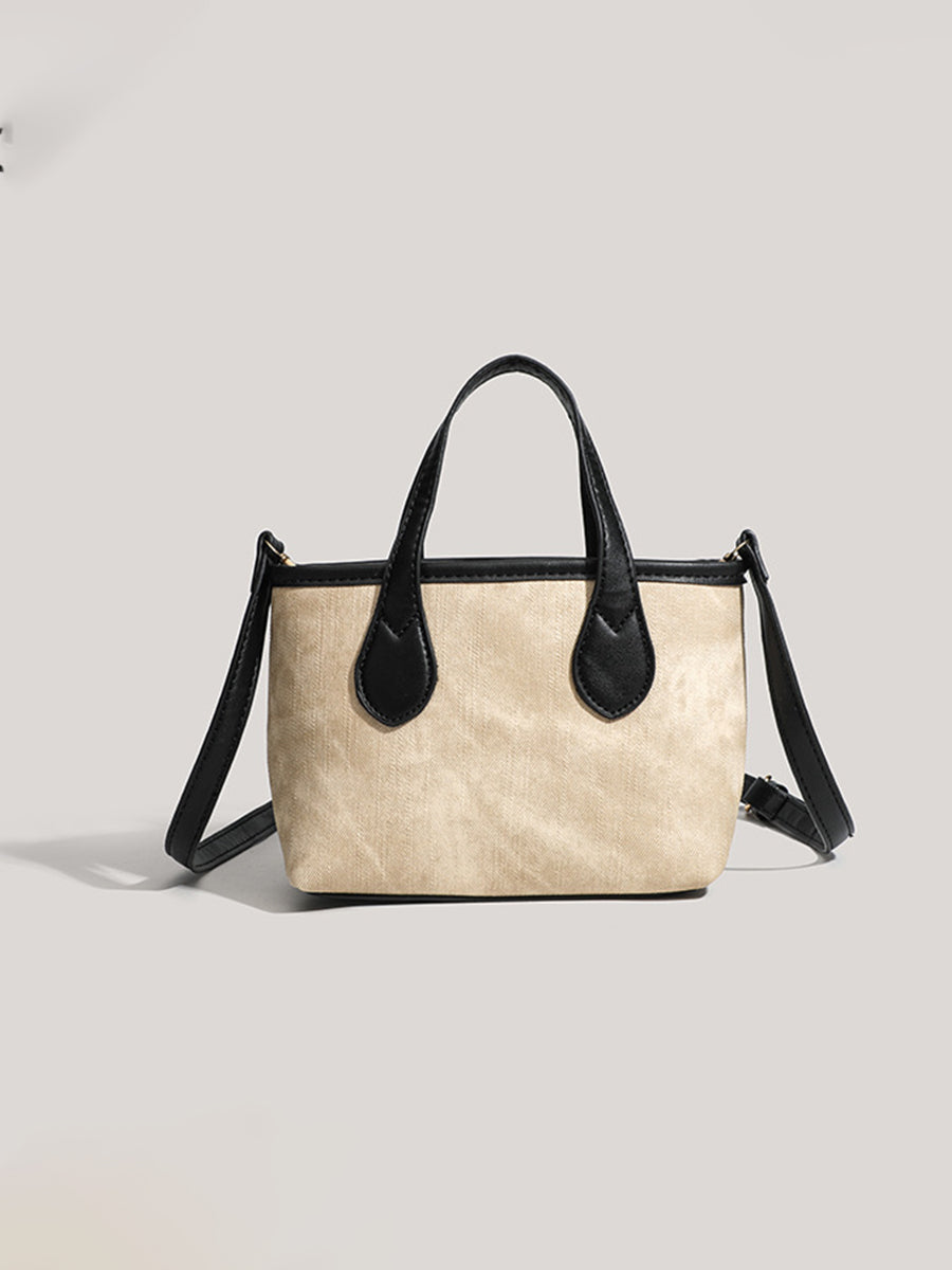 Nerla – sac seau femme PU rétro, handbag épaule oblique automne hiver