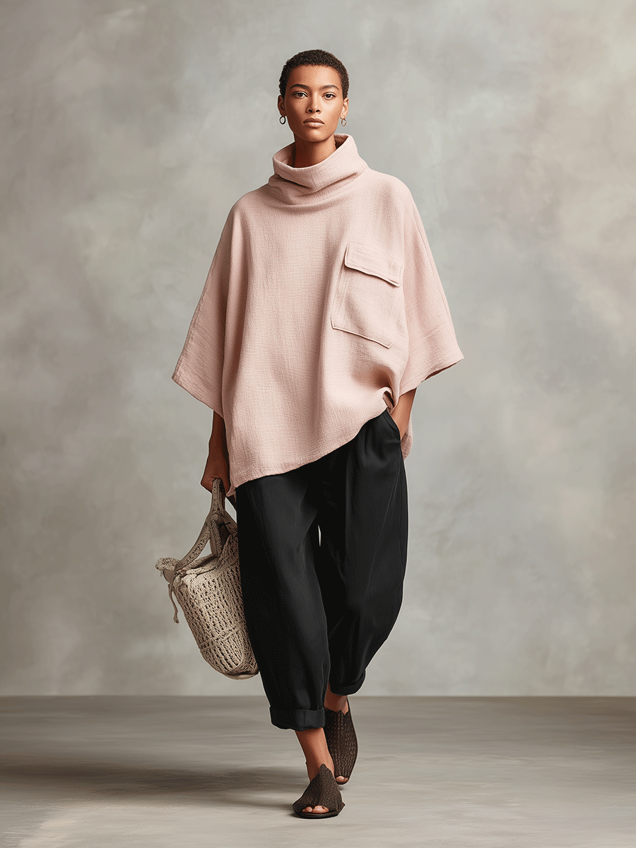 ravela – Top Poncho femme