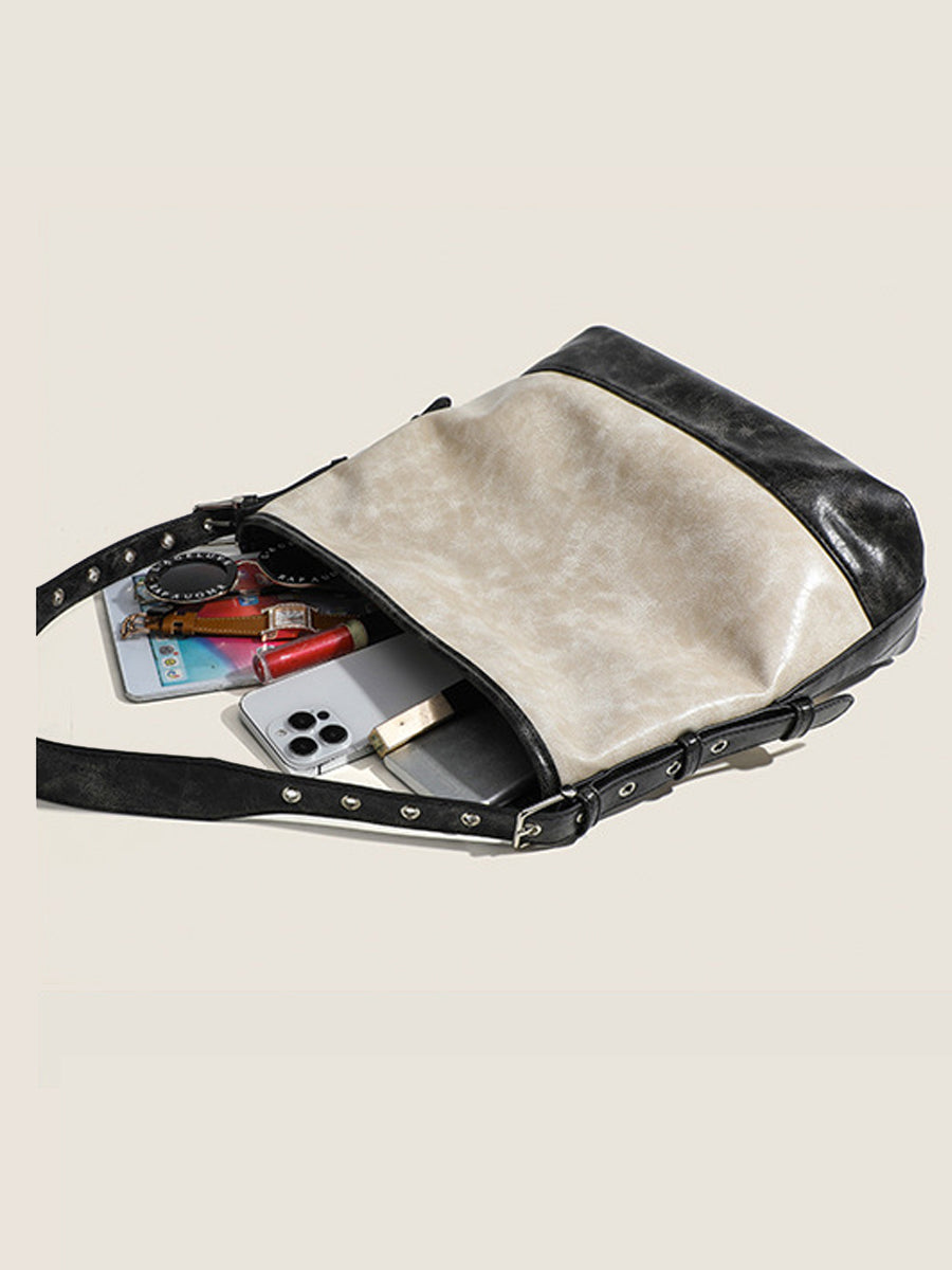 Mirea – sac color block femme, handbag synthetique design tendance