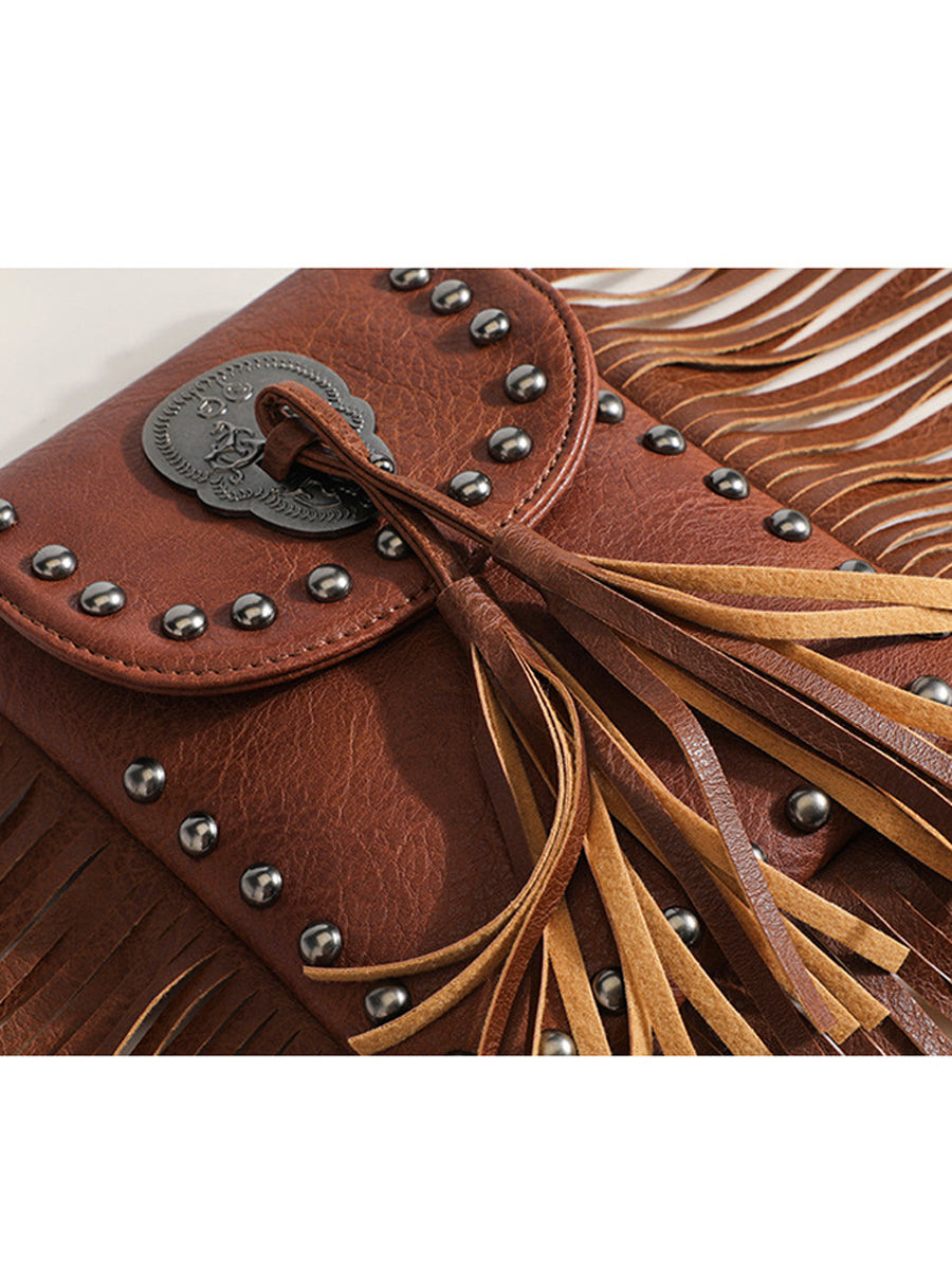 Sally– sac a franges femme style western, cowboy bag boheme tendance