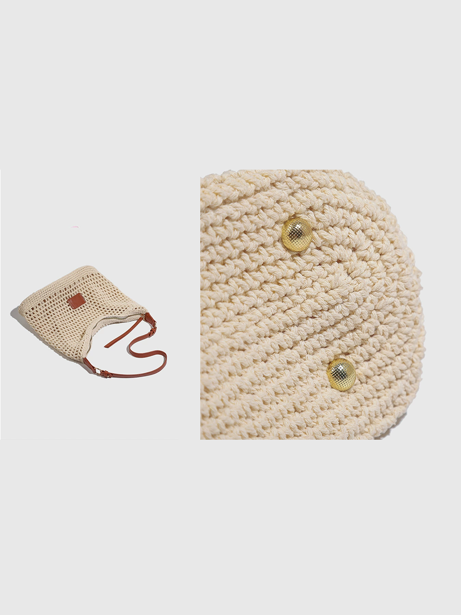 Nahia – sac plage femme tresse ajoure, woven hollow beach bag epaule