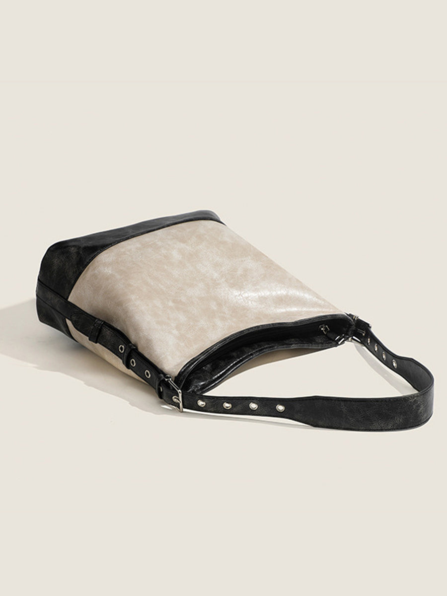 Mirea – sac color block femme, handbag synthetique design tendance