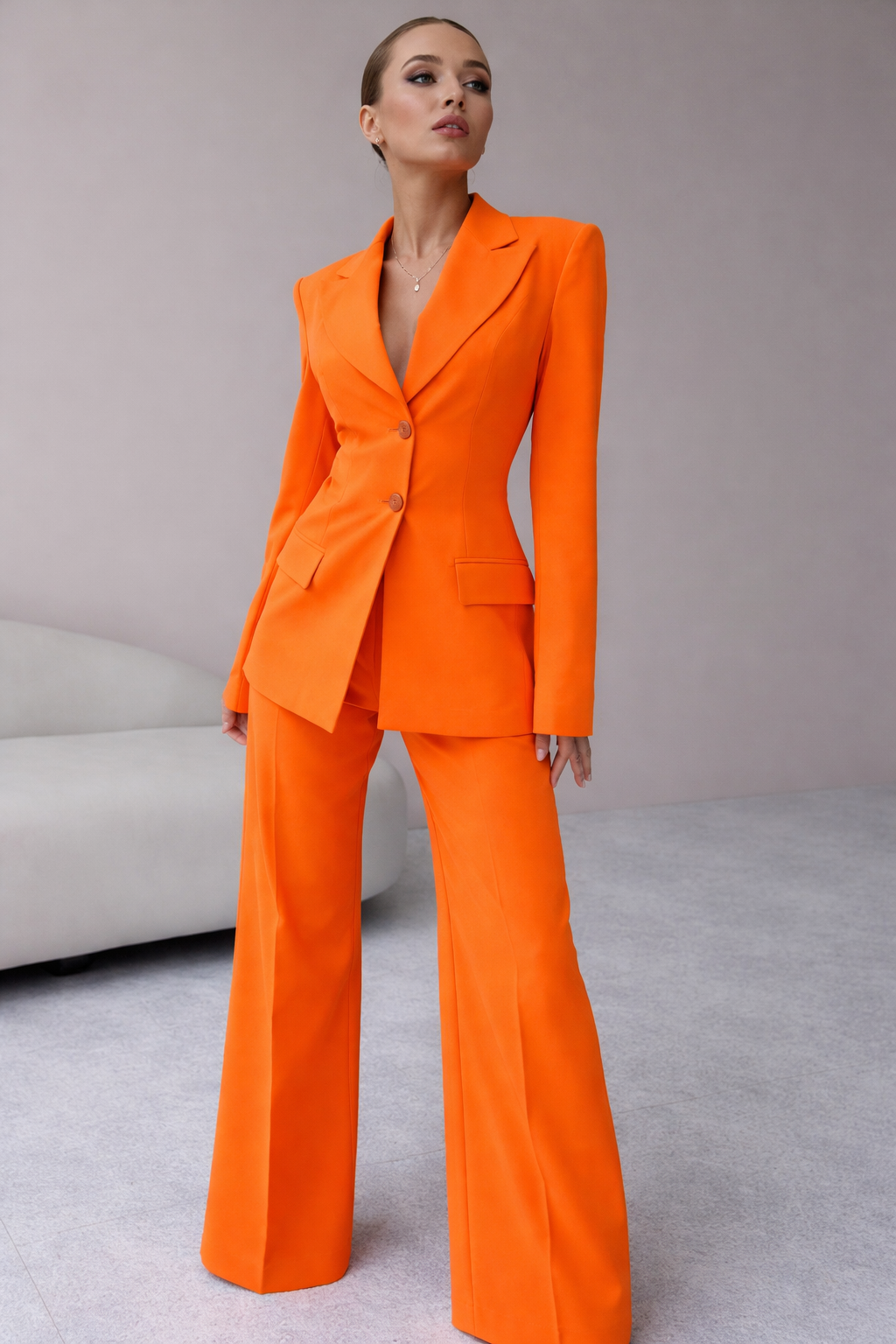 Éline – ensemble blazer et pantalon femme chic pour le bureau