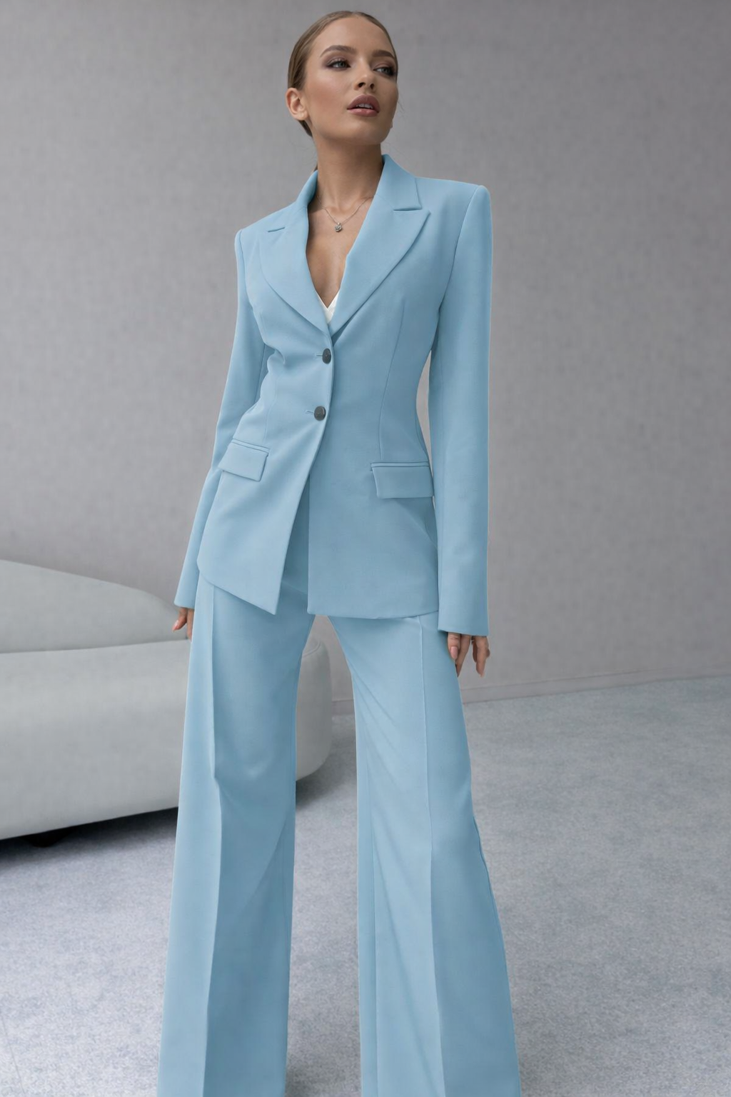 Éline – ensemble blazer et pantalon femme chic pour le bureau