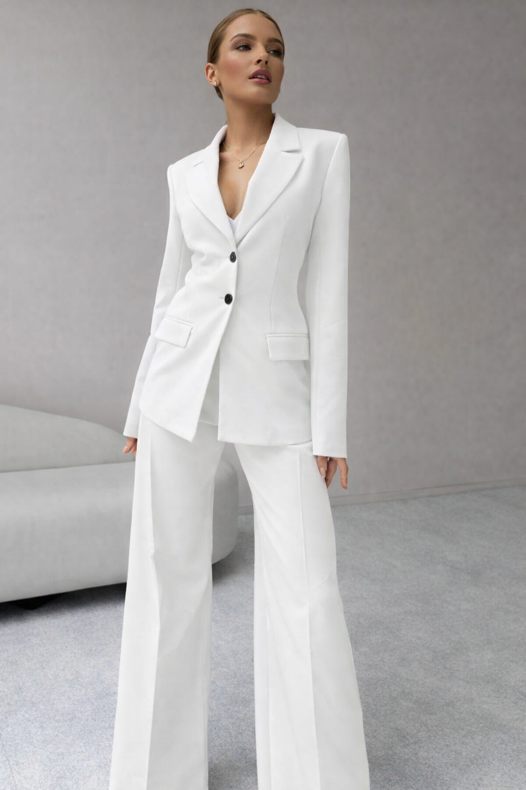 Éline – ensemble blazer et pantalon femme chic pour le bureau