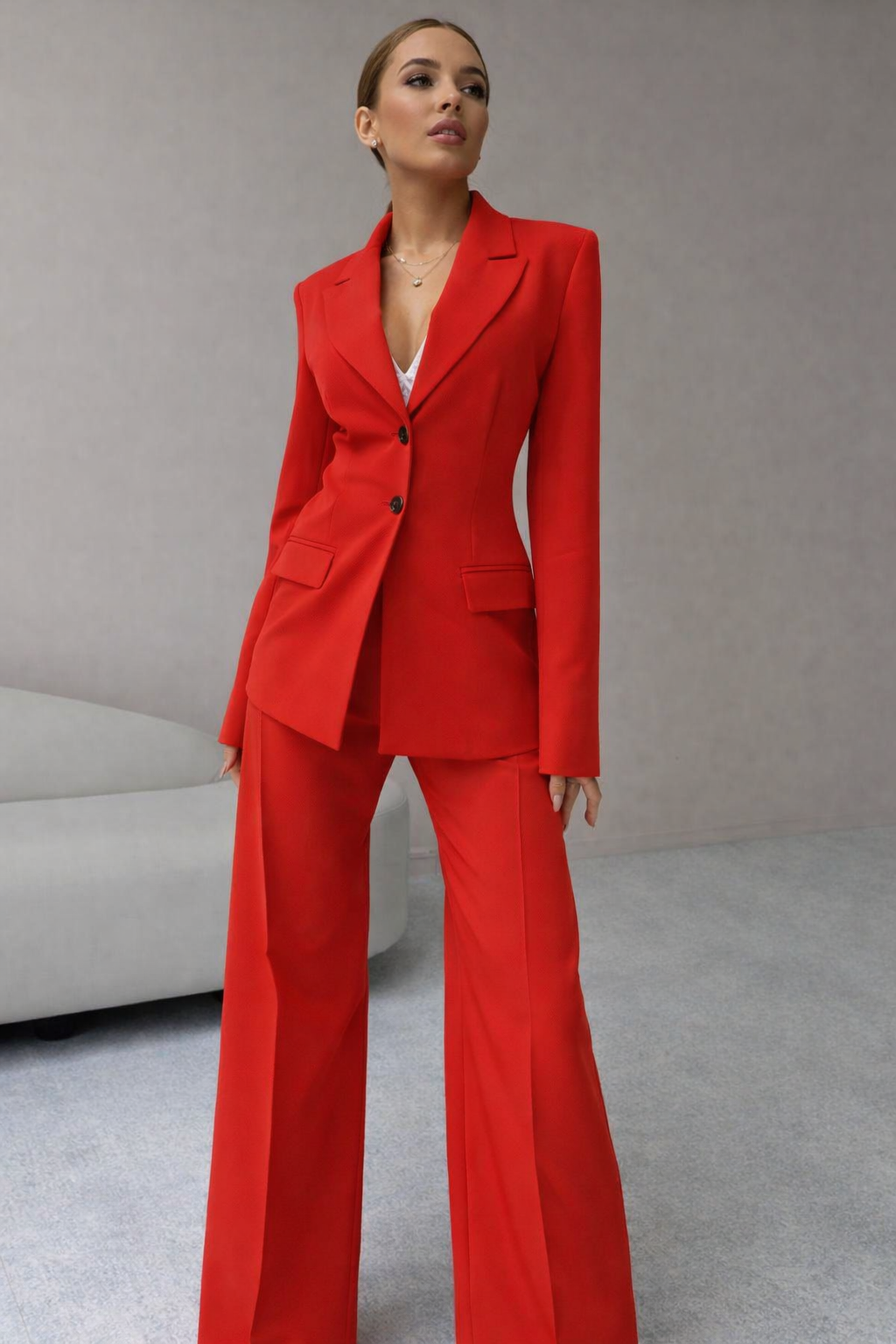 Éline – ensemble blazer et pantalon femme chic pour le bureau