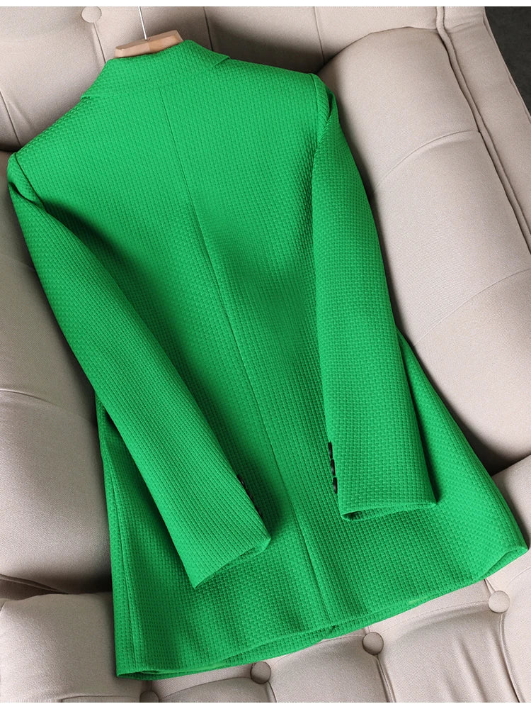 Alma – blazer femme formel coupe droite automne hiver