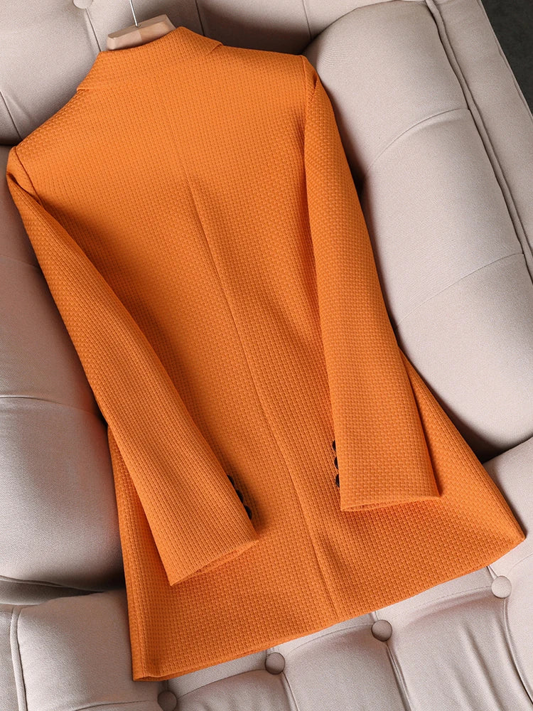 Alma – blazer femme formel coupe droite automne hiver