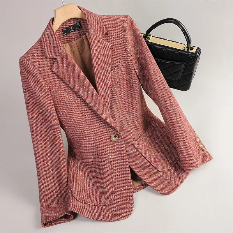 Rosalie – blazer formel en laine pour femme automne hiver