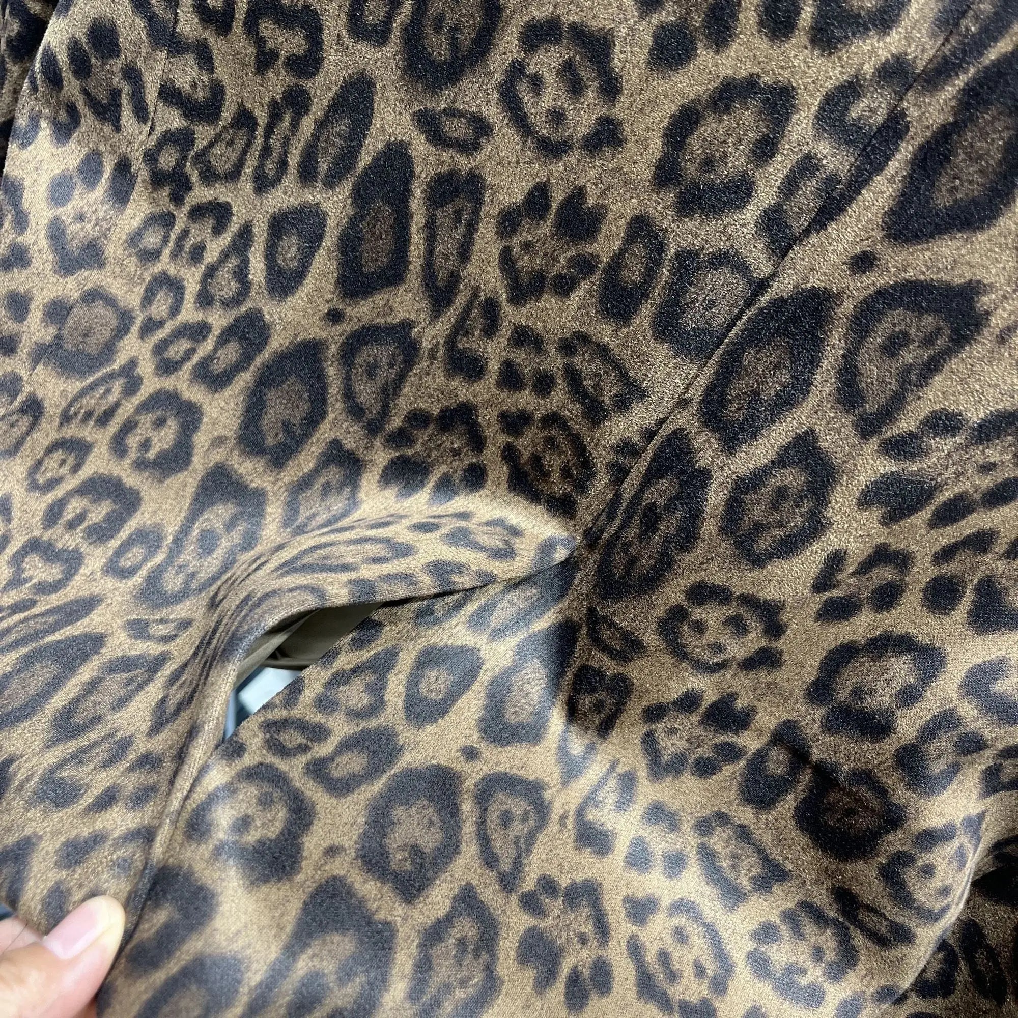 Fauvia – veste de costume léopard femme double boutonnage chic