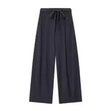 Isolde – ensemble tailleur femme gilet rayé et pantalon large